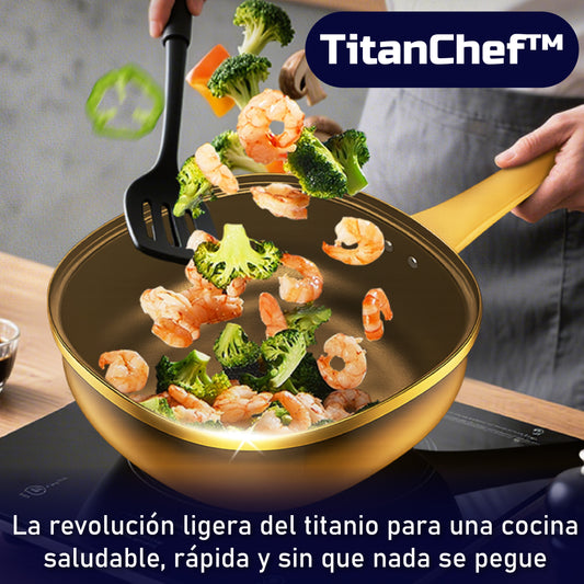TitanChef™ – Olla/Sartén de Titanio Antiadherente