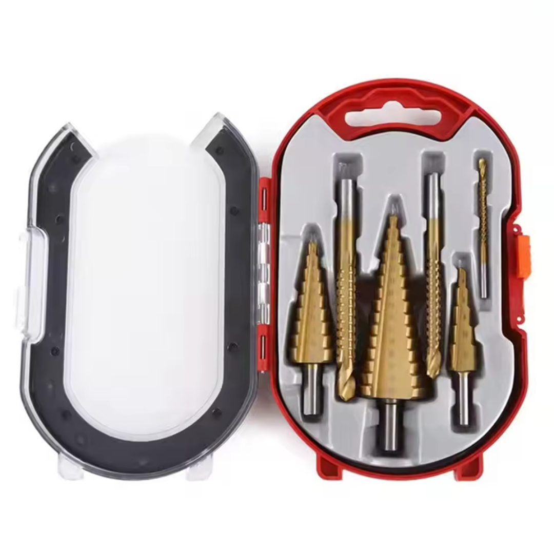 TitanDrill: Pack de Brocas Escalonadas de Titanio