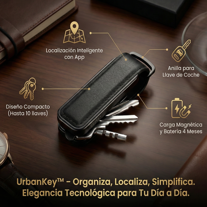 UrbanKey™ – Organizador de Llaves Inteligente con Localización Móvil