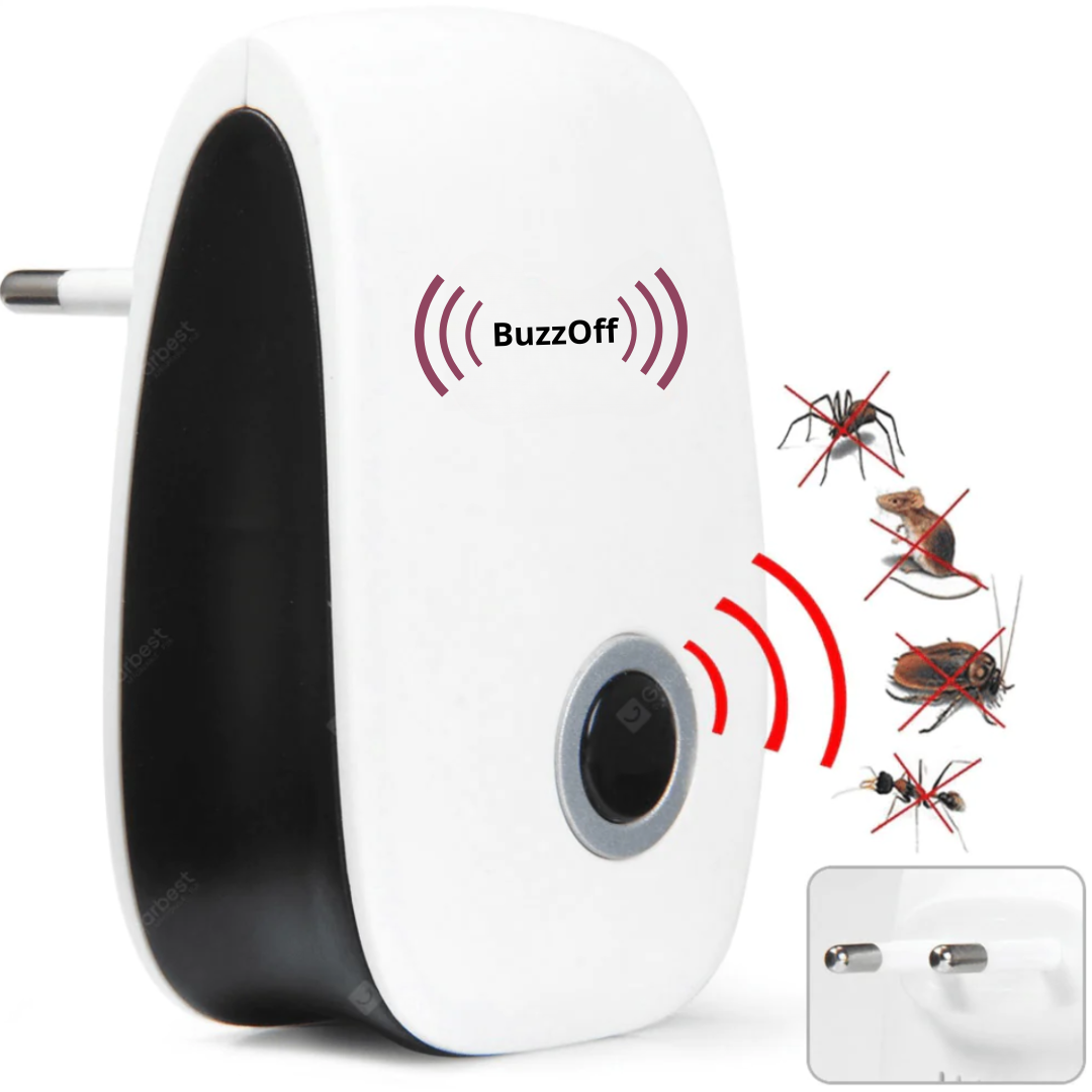BuzzOff™ | Repelente eléctrico de plagas domésticas