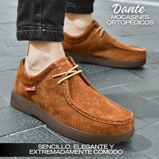 Dante | Mocasines Ortopédicos de Piel Antideslizantes
