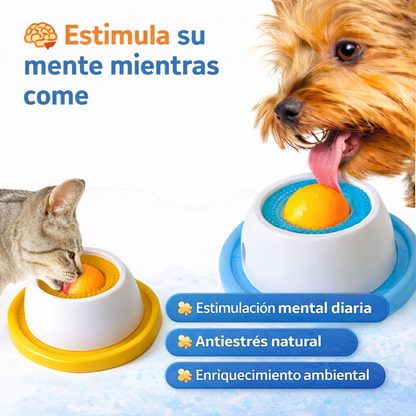 SnackJoy™ – Lick Mat para Perros y Gatos (Alimentación Lenta y Divertida)